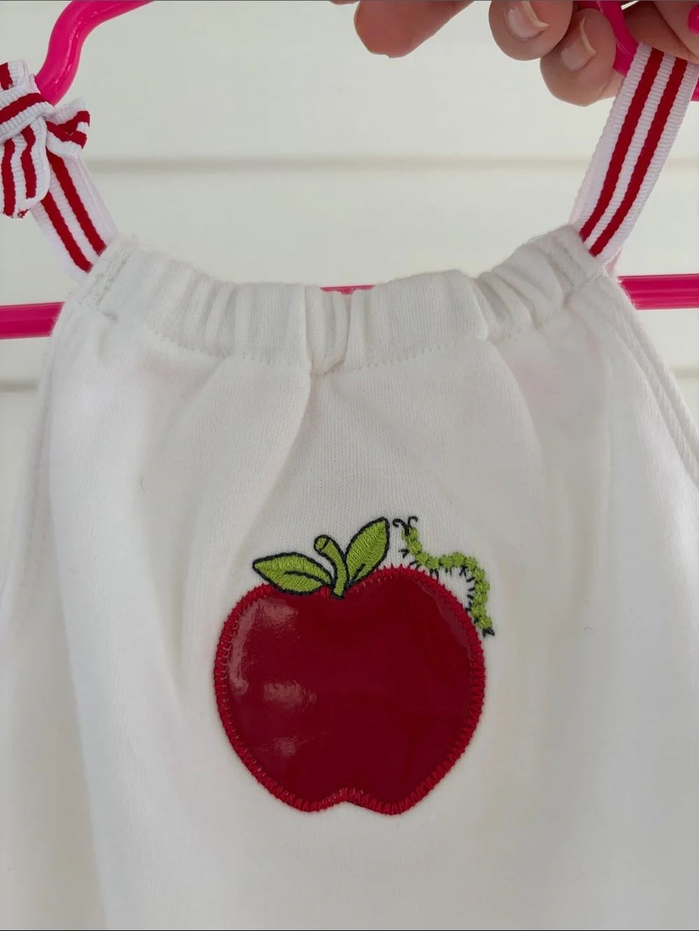Gymboree Vintage Y2K Red Apple Tank Top 6-12 Months NWT Cotton Baby Top